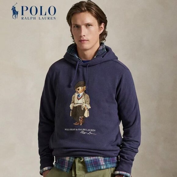 Polo Ralph Lauren Men's Polo Bear Fleece Hood - Picture 6 of 12